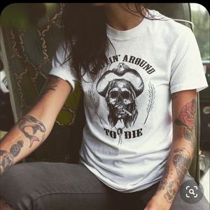 Born A Bad Seed Waitin’ Around to Die Tee